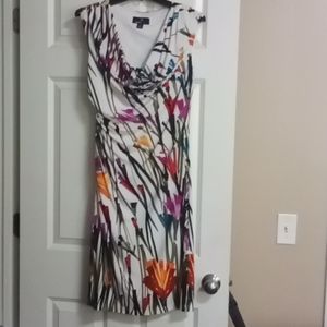 Ronnie Nicole Floral Sleeveless Dress, Size 4